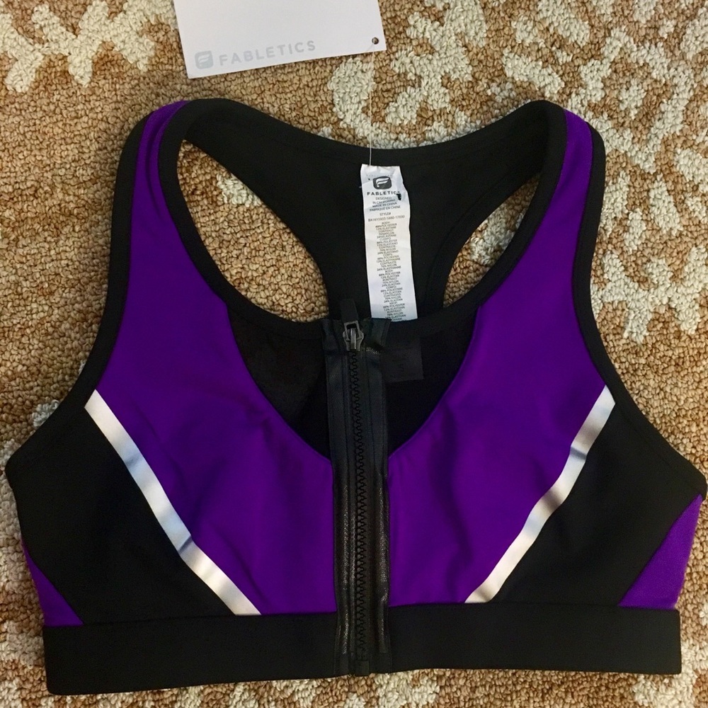 Fabletics Purple Sports Bra